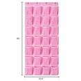 thumbnail image 6 of KEEPJOY 28 Pockets Hanging Shoe Organizer, Pink over Door Shoe Organizer Hanging Holder with Mesh Pockets Large Size 65 x 23 inch, 6 of 7
