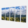 thumbnail image 2 of Sassolungo Mountain Panorama - Landscape Canvas Art Print, 2 of 3
