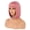 C, variant on Chanana Hot Pink Bob Wigs and A Wig Cap, Short Straight Flat Bangs, Cool Summer Stylish Party Hair Wigs