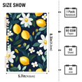 thumbnail image 2 of FORMRS 1-Subject Spiral Notebook 8" x 5" College Ruled 60 Refillable Sheet A5 Hard Cover, Lemon Flowers, 2 of 7