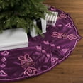 thumbnail image 6 of Vickerman Decorative 60" Romance Collection Christmas Tree Skirt, 6 of 6