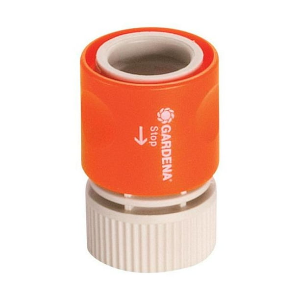 Gardena 36918 Hose Connector with Stop 0.62 x 0.5 in.