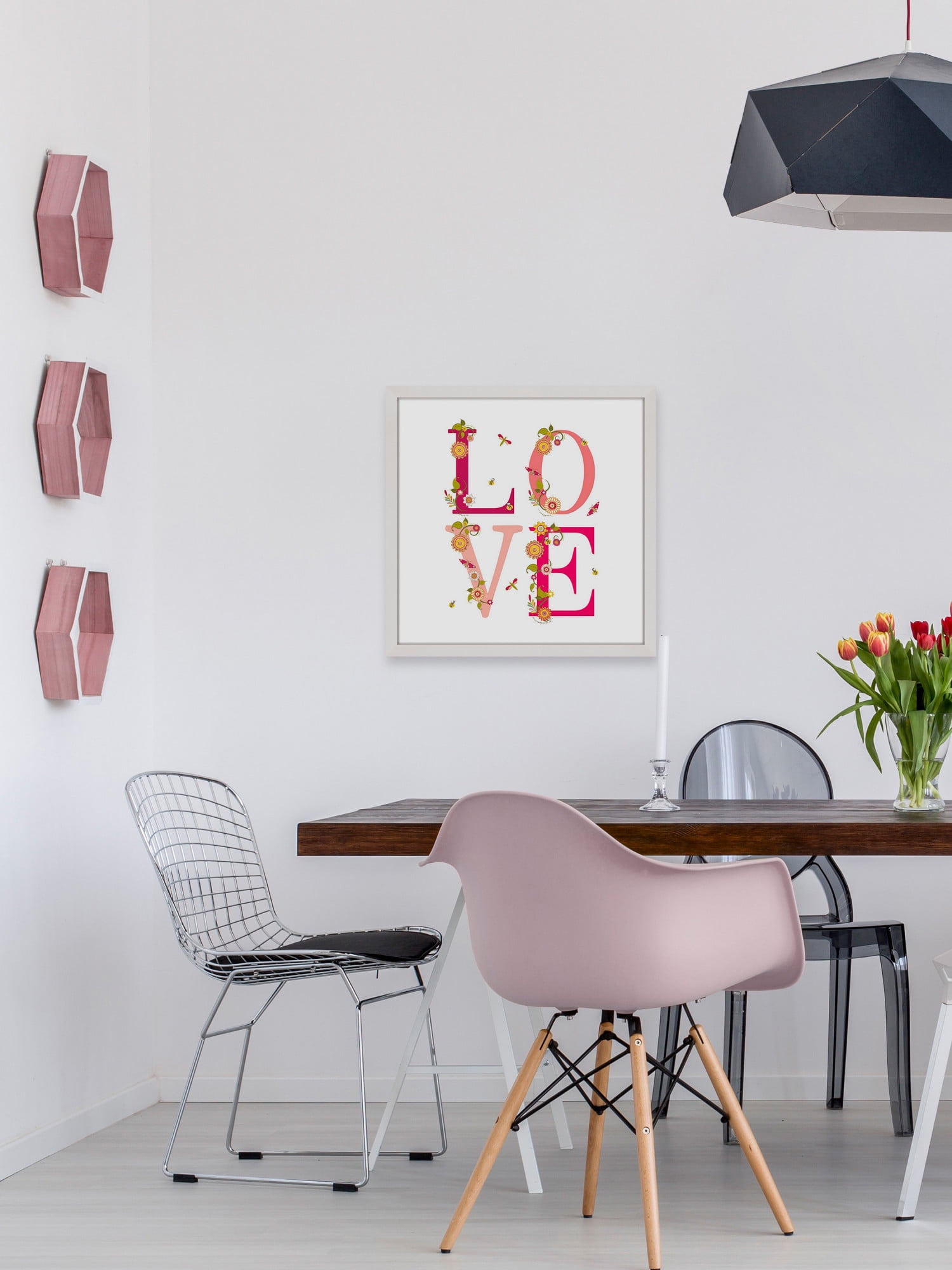 Marmont Hill "Love Bugs" by Karen Zukowski Framed Painting Print