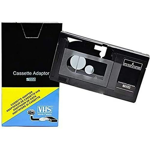 VHS - C MOTORIZED CASSETTE ADAPTER CAMCORDER PLAY VHSC VIDEO TAPE ON VHS  VCR PLAYER FOR JVC RCA PANASONIC - Walmart.com