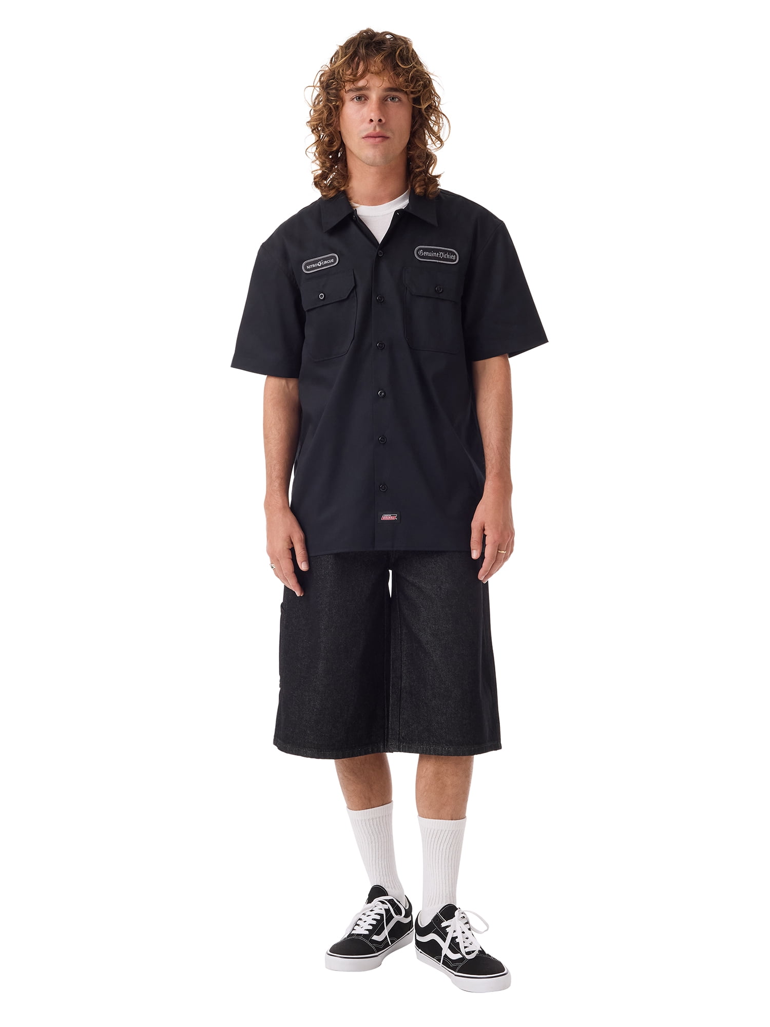 Men's Genuine Dickies x Nitro Circus Short Sleeve Workwear Shirt