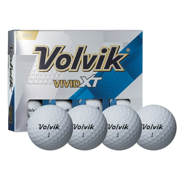 Volvik Vivid Golf Balls, 12 Pack