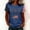 Z002-Blue, variant on Women's American Flag Print T Shirts 4th of July Patriotic Independence Day Crew Neck Short Sleeve Tops Summer Casual Pullover Tees
