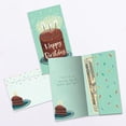 thumbnail image 2 of Tree-Free Greetings Birthday Money Holder Greeting Card, 3.7 x 7, Amazing Cake (ZO70329), 2 of 5