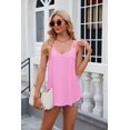 thumbnail image 7 of Women's Summer Tank Tops Eyelet Embroidery Sleeveless Spaghetti Strap Tops Scoop Neck Sexy Loose Fit Casual, 7 of 7