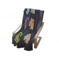 thumbnail image 4 of Bunny Soft Flannel Fleece Throw Blanket, Pastel Colored Rabbit in Different Positions on a Dark Background, Cozy Plush for Indoor and Outdoor Use, 50" x 60", Multicolor, by Ambesonne, 4 of 6
