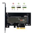 thumbnail image 1 of M.2 PCIe to PCIe 3.0 x4 Adapter Card Support M.2 PCIe 2280, 2260, 2242, 2230, 1 of 6