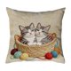 thumbnail image 2 of Uuiauoio Cute Animals Decorative Throw Pillow Cover , Animals Family Animals Outdoor Pillow Cases Square Standard Cushion Cover for Sofa Couch Bed Car 17.72x17.72 inch, 2 of 6