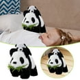 thumbnail image 2 of nTRIUQJ Electronic Interactive Panda Toy With Walking Motion And Sound Effects Animated Educational Stuffed Animal For Kids White, 2 of 8