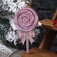 thumbnail image 6 of JeashCHAT Christmas Lollipop Ornaments, Glitter Plastic Lollipop Shaped Hanging Pendant, Candy Christmas Tree Ornaments Holiday Party Christmas Tree Decorations, 6 of 6