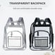 thumbnail image 2 of Mochila transparente Resistente a través de la mochila para mujeres Mochilas grandes transparentes Abanopi Morado, 2 of 7