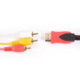 thumbnail image 4 of 1.5M HDMI-compatible to RCA Cable AV Cable Connector Adapter Male to 3-RCA Cable For Computer  DVD  PS-3 Signal Transfer, 4 of 6