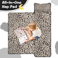 thumbnail image 4 of Black and Tan Leopard Print Toddler Nap Mats for Kids Preschool,Sleeping Mat Bag or Kids,Toddler Sleeping Bag,Toddler Nap Mat or Daycare, 4 of 6