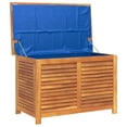 thumbnail image 6 of VidaXL Outdoor Louvered Wooden Acacia Deck Box, 6 of 43