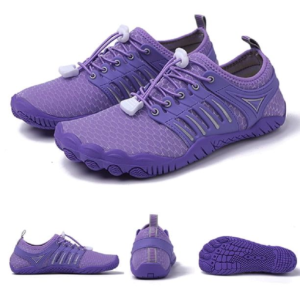 Zapatos Acuáticos Aqua Shoes Zapatillas de buceo transpirables para caminar en el lago (púrpura 41) Sywqhk Para Estrenar