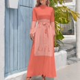 thumbnail image 4 of Vestido largo Lake Life (rojo claro) vestidos de verano para mujer 2024 vestidos de fiesta para mujer Vestido de noche para mujer, 4 of 5