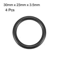 thumbnail image 2 of 4 x Automobile 30mm OD 3.5mm Thickness Rubber O-ring Oil Seal Gaskets, 2 of 3