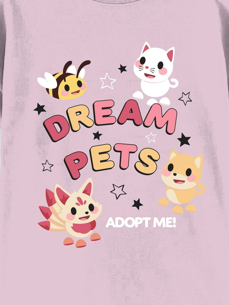 Cute Tshirt De Roblox Roblox Adopt Me! Girls Short Sleeve Graphic