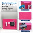 thumbnail image 7 of SereneLife Heavy Duty Electronic Safe Box - 9.1 x 6.7' Digital Lockbox with Code 2 Keys - Small Safe for Home/Office, Secure Cash, Jewelry, Firearms - Wall/Floor Mountable, 7 of 7