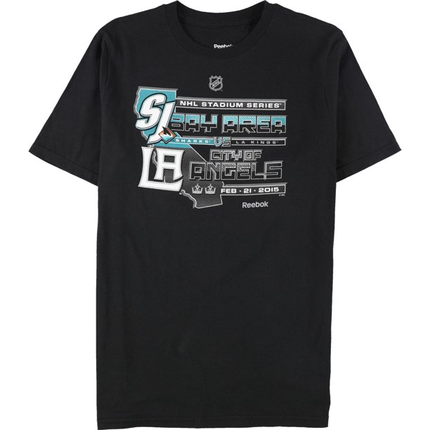 Reebok Boys NHL Stadium Series 2015 Graphic T-Shirt, sharksvlakings, Big Kids (8-20), S
