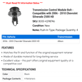 thumbnail image 2 of Transmission Control Module Bolt - Compatible with 2006 - 2010 Chevy Silverado 2500 HD 2007 2008 2009, 2 of 2