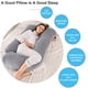 thumbnail image 2 of Almohadas de Embarazo para Dormir, Almohada de Maternidad con Forma de U para Adultos, Soporte con Relleno de Espuma con Memoria para Espalda, Piernas, Vientre, 2 of 7