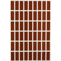 Royal Green Rectangle Label Stickers (25mmx10mm) - Brown Color Coding Labels 1 inch x 3/8 inch - 1350 Pack