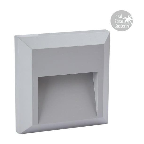 Lampara Muro Led Gris 1w Luz Blanca Neutra Hled-803/g Tecnolite