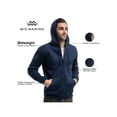 thumbnail image 4 of Mio Marino Men’s Full Zip Fleece Hoodie Sweatshirt, 4 of 6