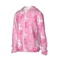 thumbnail image 2 of Fotbe Breast Cancer Awareness (3) Men's Women's UPF 50+ Sun Protection Jacket Hooded Cooling Shirt with Pockets Hiking Outdoor Performance-, 2 of 9