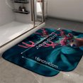 thumbnail image 5 of 1pc Deer with Berries and Leaves Absorbent Non-Slip Bathroom Thickened Flannel Rug Decor,Soft,Quick Drying,Suitable For Indoor/outdoor Use,Bathrooms,Bedrooms,Kitchens,Terrace,Laundry Rooms,16"x24", 5 of 9