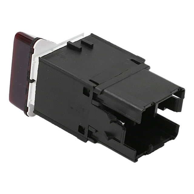 Botón de Interruptor de Luz Intermitente de Advertencia Bling Bling Rojo Oscuro