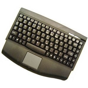 Keytronic Ps/2 Keyboard - Adesso Mini PS/2 Touchpad Keyboard, Black