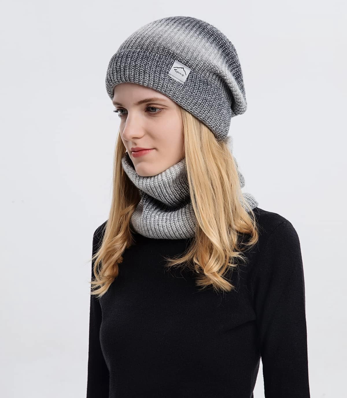 Zhengup Women Winter Beanie Hat with Face Shield Peruvian Circle Scarf Set Sherpa Ski Ear Flaps Hats Fleece Lined
