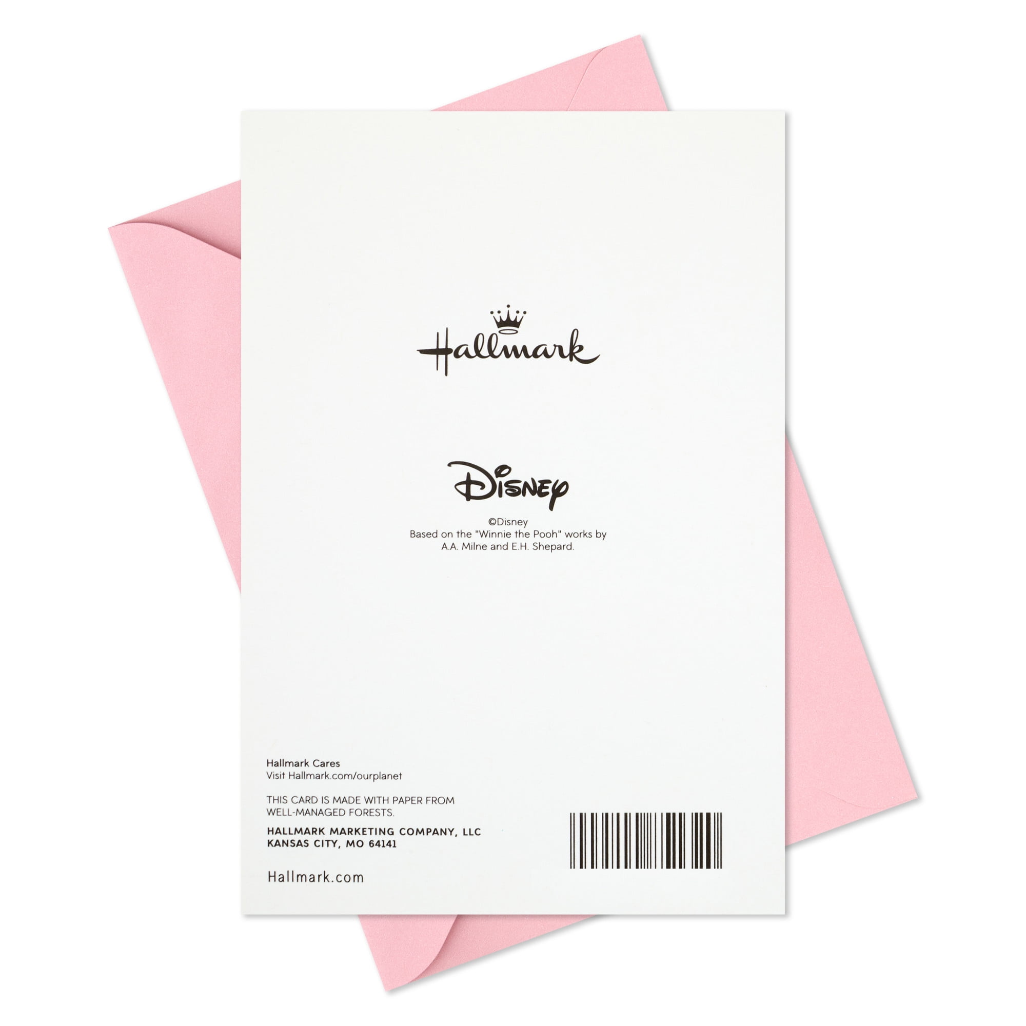 Hallmark Disney Winnie the Pooh Birthday Card (Hope Your Wishes Come True)