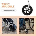 thumbnail image 2 of OUNONA Lot de 1 Roue de Fauteuil Roulant Noire 30.00X20.00X7.00CM avec Roulement Rotation Stable Entraînement Roues avant de Fauteuil Roulant, 2 of 8