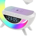 thumbnail image 3 of Lámpara RGB de carga inalámbrica altavoz Compatible con Bluetooth luz nocturna de atmósfera, 3 of 6