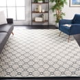 thumbnail image 3 of SAFAVIEH Vermont Orval Geometric Floral Wool Area Rug, Ivory/Green, 9' x 12', 3 of 9