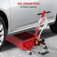 thumbnail image 5 of Mescukay 20 Gallon Electric Oil Drain Cart, with 110V Pump, 8FT Hose & Folding Handle, Rolling Low Profile Oil Drain Pan for Cars, Trucks, Buses, RVs, 5 of 8