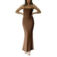 thumbnail image 5 of Coduop Women Sleeveless Backless Long Dress Female Clubwear Evening Party Bodycon Dresses, 5 of 7
