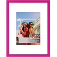 thumbnail image 1 of Vittanly 9x12 Picture Frame, Display Pictures 6x8 with Mat or 9x12 without Mat, Premium Material with Shatter Resistant Plexiglass, Photo Frame for Wall or Table Top Display, Rose Red, 1 Pack, 1 of 6