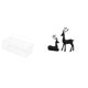 thumbnail image 1 of Elegante Juego De Figuras De Ciervo De Resina Negra Para Sala De Estar Y Mesa De Estudio, Decoración, Escultura Animal Perfecta, Regalo Para Amigos Y Exhibición En El Balcón., 1 of 8