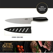Thyme & Table Non-Stick Coated High Carbon Stainlless Steel 8 Damascus Chefs Knife