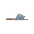 thumbnail image 2 of Time and Tru Women's Fringe Slide Sandals, 2 of 6