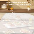 thumbnail image 6 of Kezqiaxn Kitchen Supplies Mesh Food Cover Tent Umbrella for Outdoor Screen Tent Party Picnic Bbq Reusable and Foldable Food Tent Foldable Table Cover White, 6 of 7