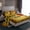Yellow, variant on Manfei Cinema Popcorn Twin Sheet Sets,Movie Time Twin Fitted Sheet,Red Yellow Black Flat Sheet For Girl,Microfiber Bedroom Decor,3 Pieces